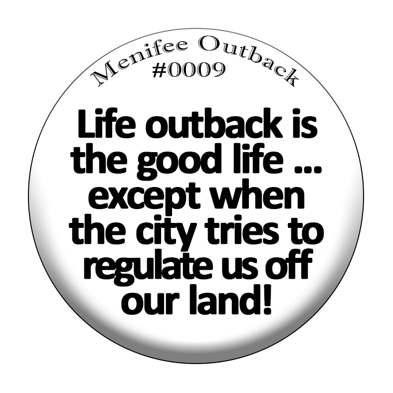 Menifee city incorporation seemed like a good idea back then... Well, that sure turned out to be an ooops on us!