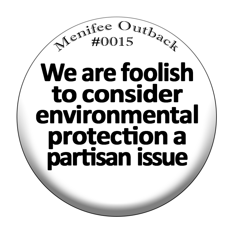 With this past year, and the storms and the floods and the fires, I can no longer deny this is a climate emergency, whatever the cause.